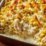 Cheesy Chicken Noodle Casserole Recipe
