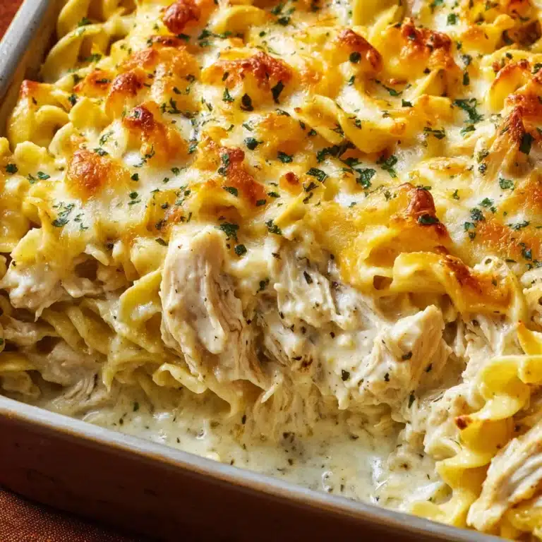 Cheesy Chicken Noodle Casserole Recipe