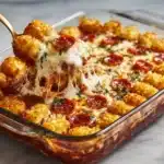 Tater Tot Pizza Casserole Recipe