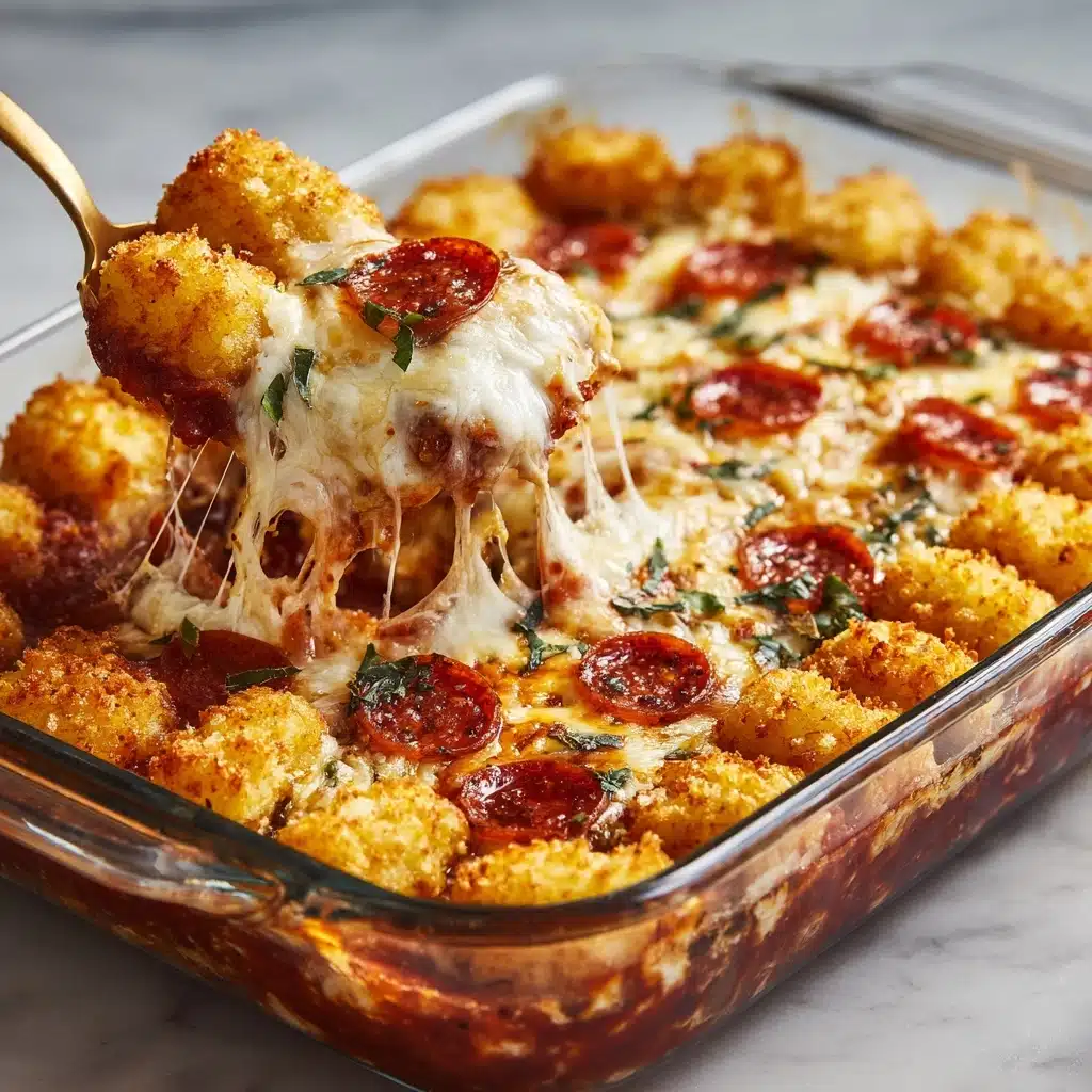 Tater Tot Pizza Casserole Recipe