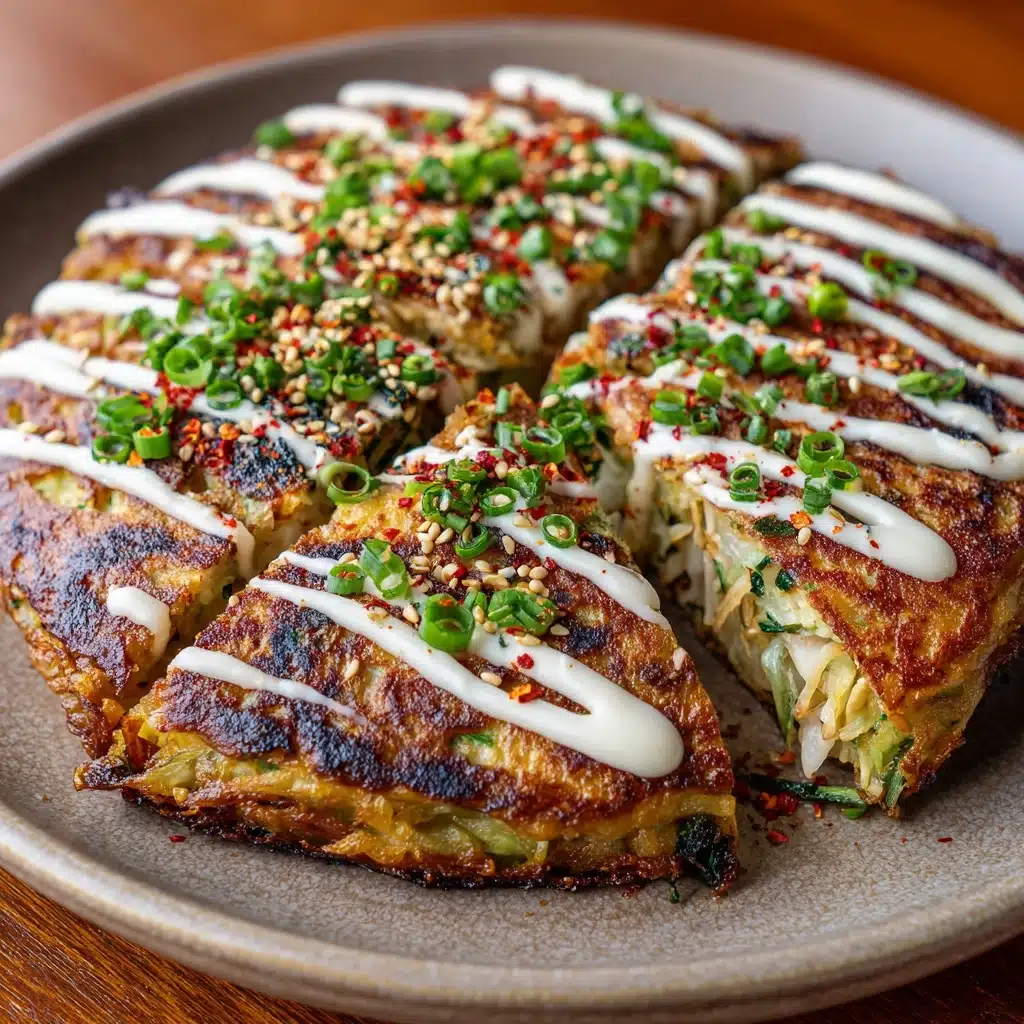 Okonomiyaki: Japanese Cabbage Pancake Recipe