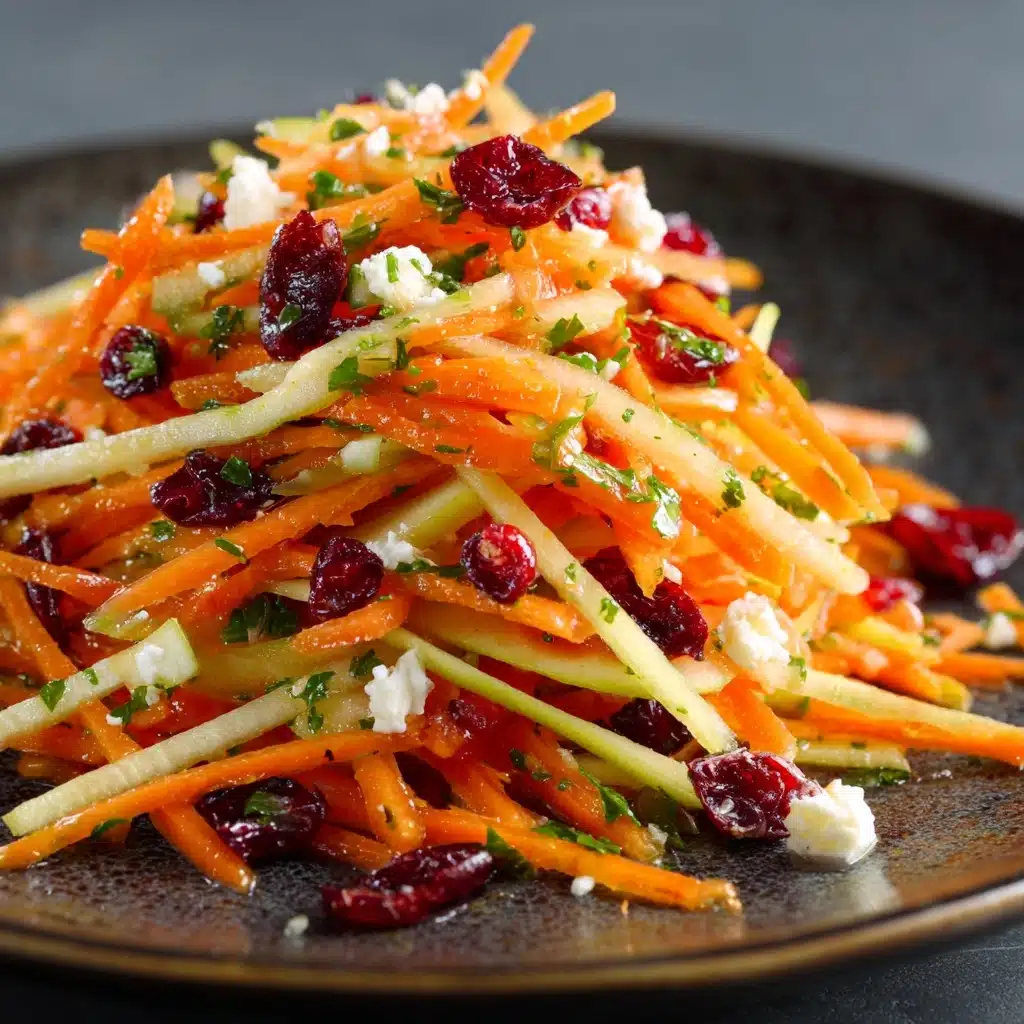 Crunchy Apple & Carrot Salad with Creamy Citrus Dressing Recipe - Recipe Image