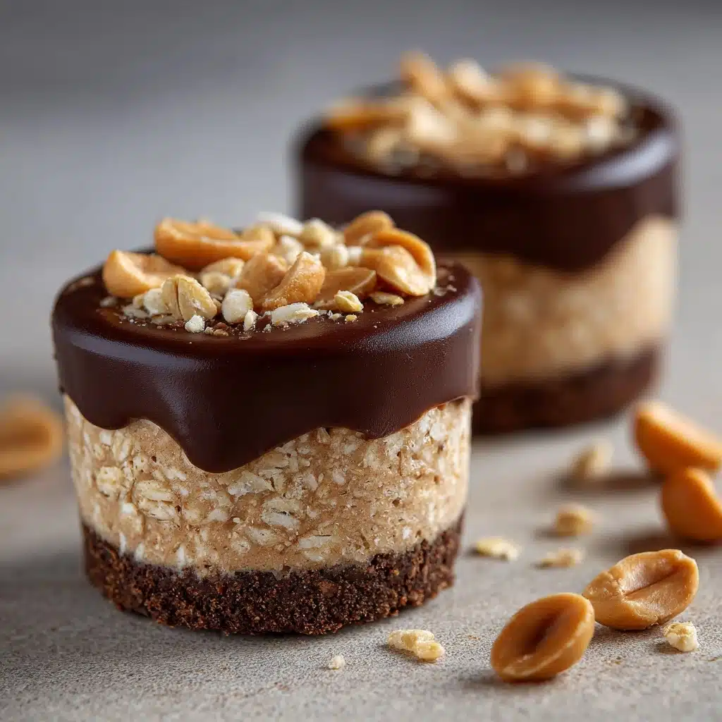 Easy Peanut Butter Protein Oatmeal Cups Recipe - Recipe Image