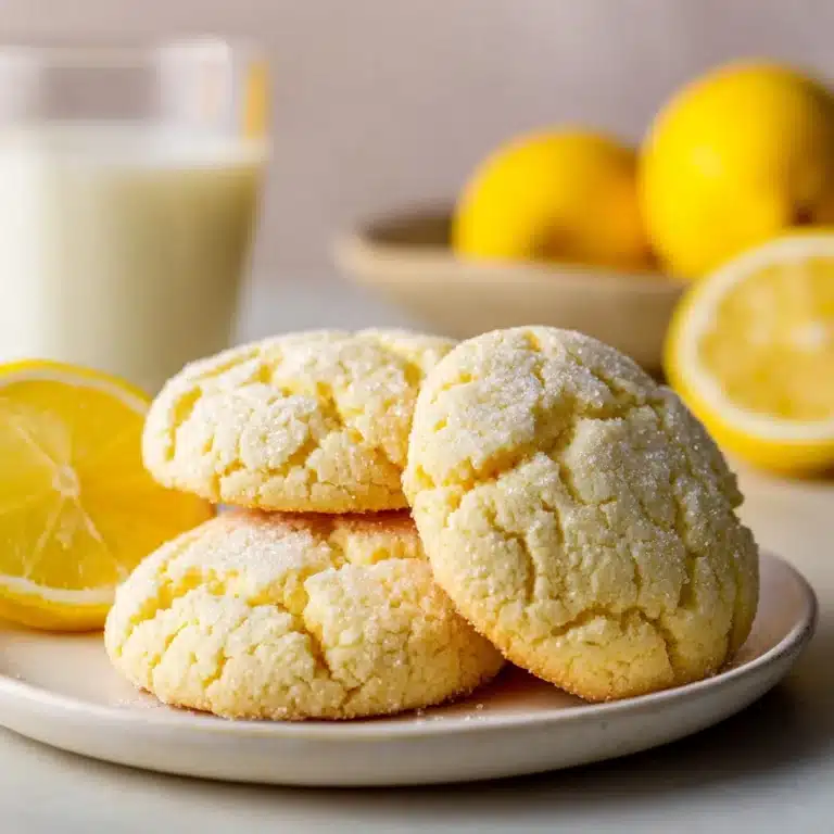 Lemon Sugar Cookies Recipe