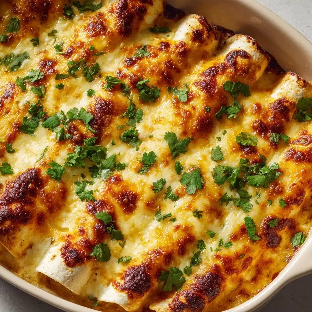 White Chicken Enchiladas Recipe - Recipe Image
