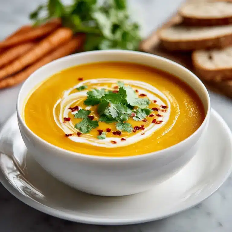 Spiced Carrot and Lentil Soup Recipe