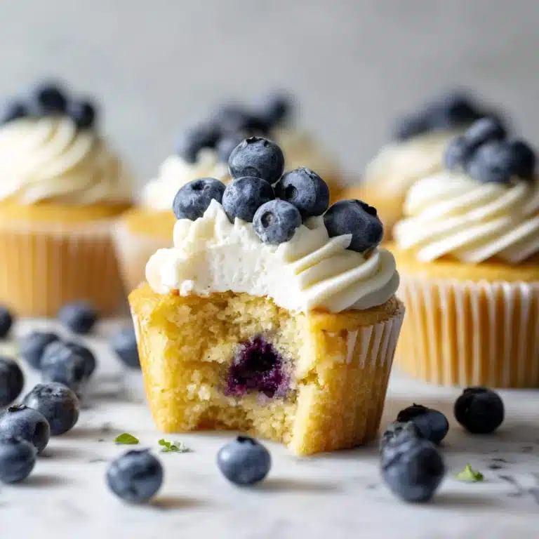 Lemon Blueberry Cupcakes Recipe