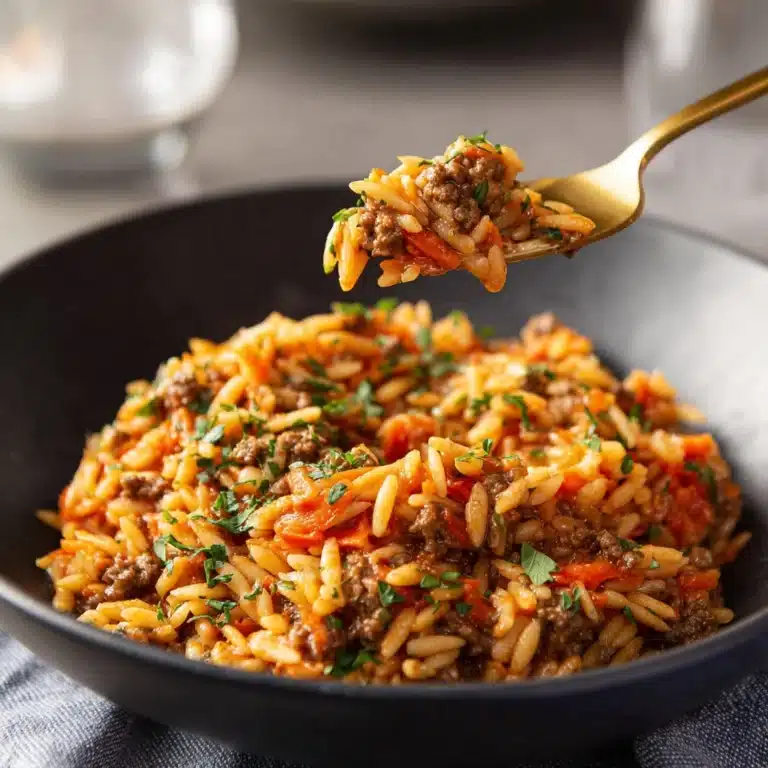 One-Pot Orzo Bolognese Recipe