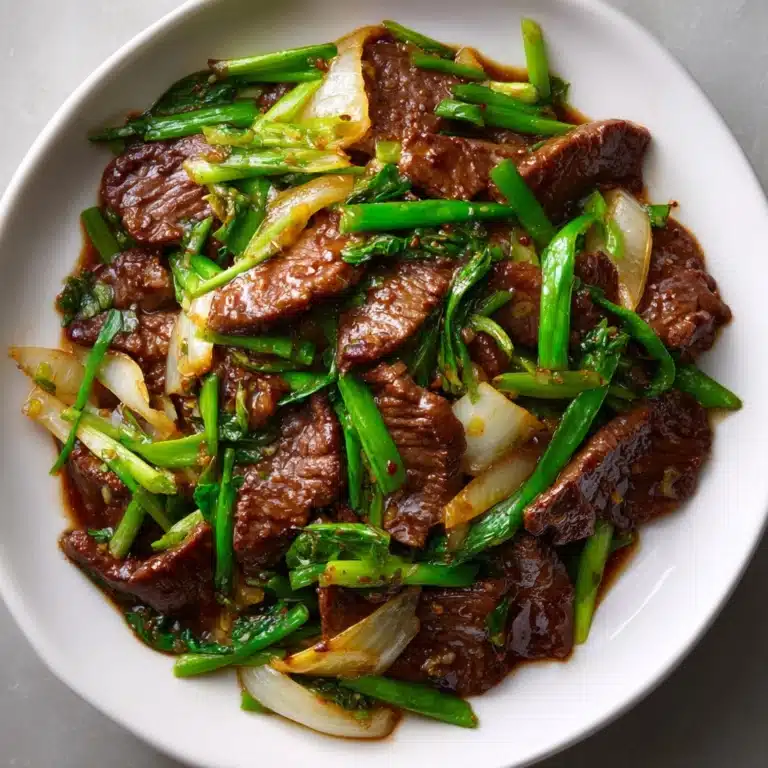 Oyster Sauce Beef & Onion Stir-Fry Recipe