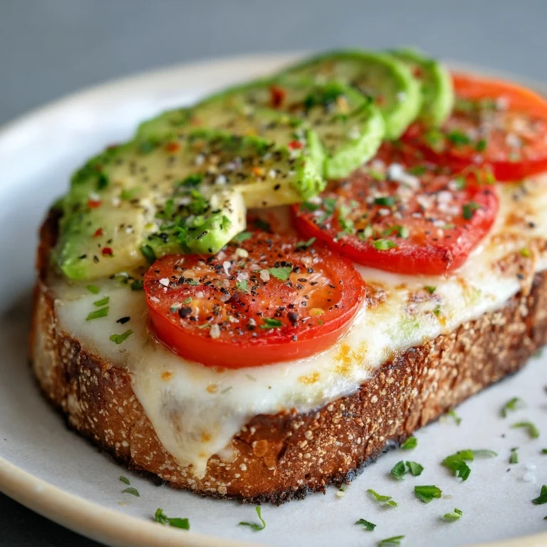 Tomato Avocado Melt Recipe