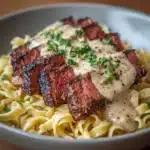 Creamy Cajun Steak Alfredo Recipe