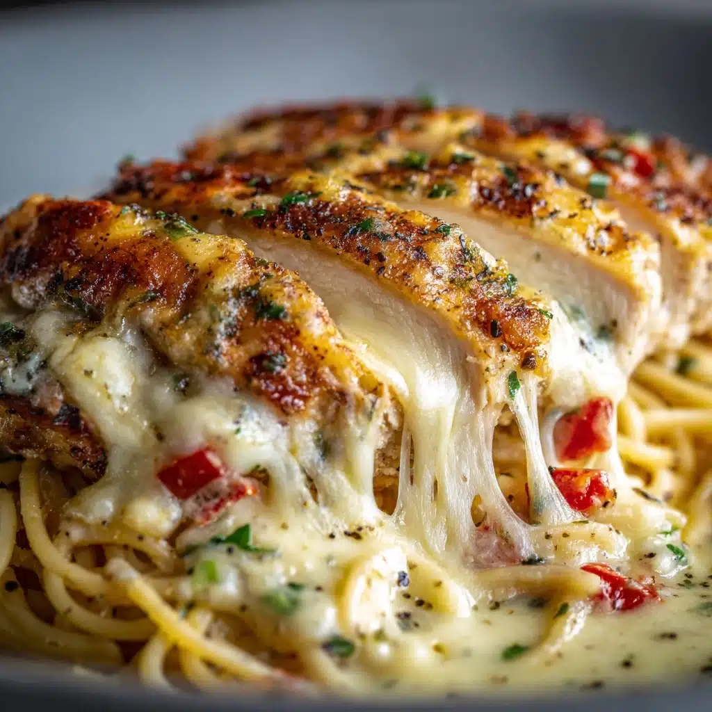 Cheesy Chicken Spaghetti Recipe - Recipe Image
