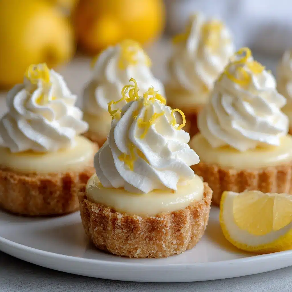 No-Bake Lemon Cream Cheese Pie Cups for Easy Desserts Recipe - Recipe Image