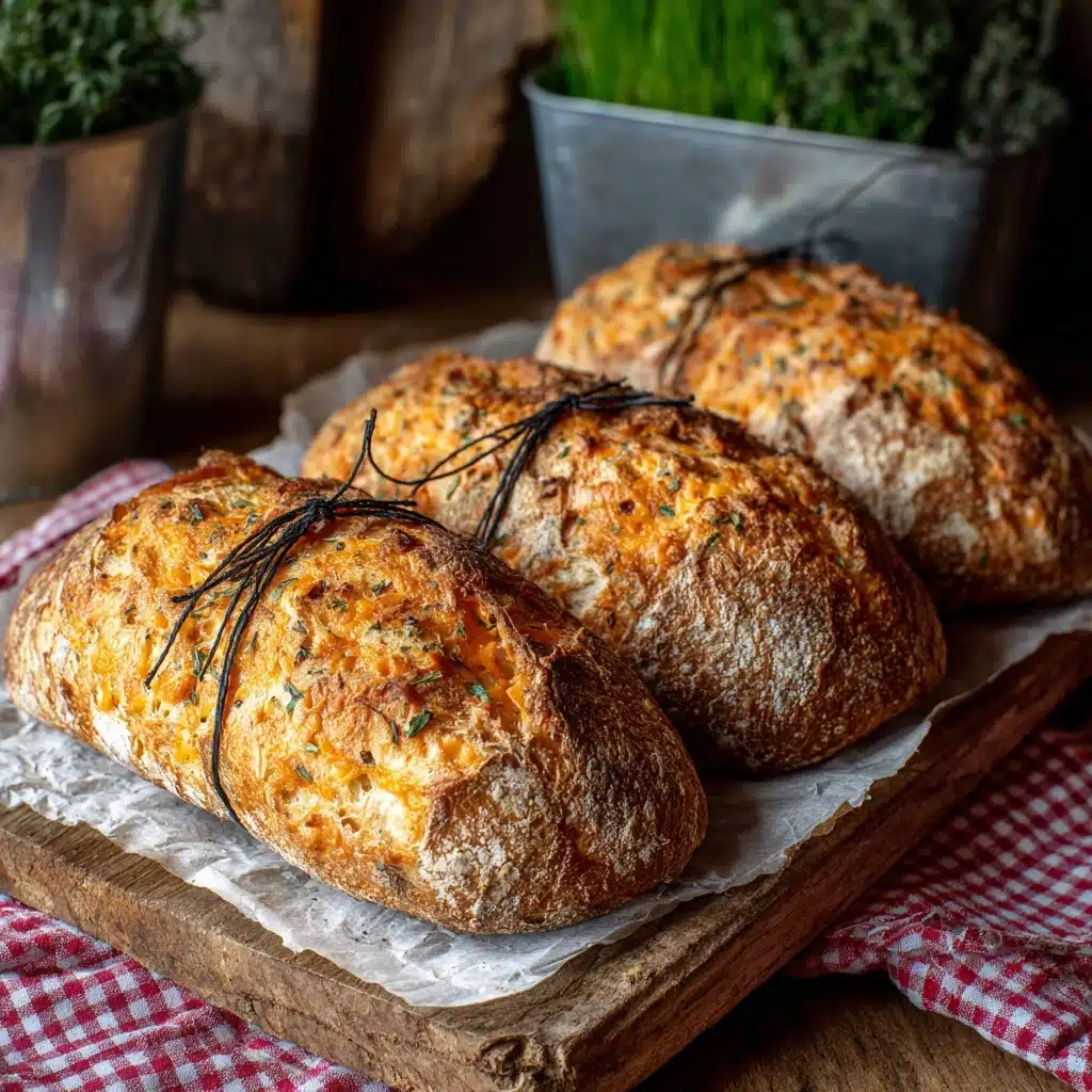 Italian Herbs Cheese Bread Recipe - Recipe Image