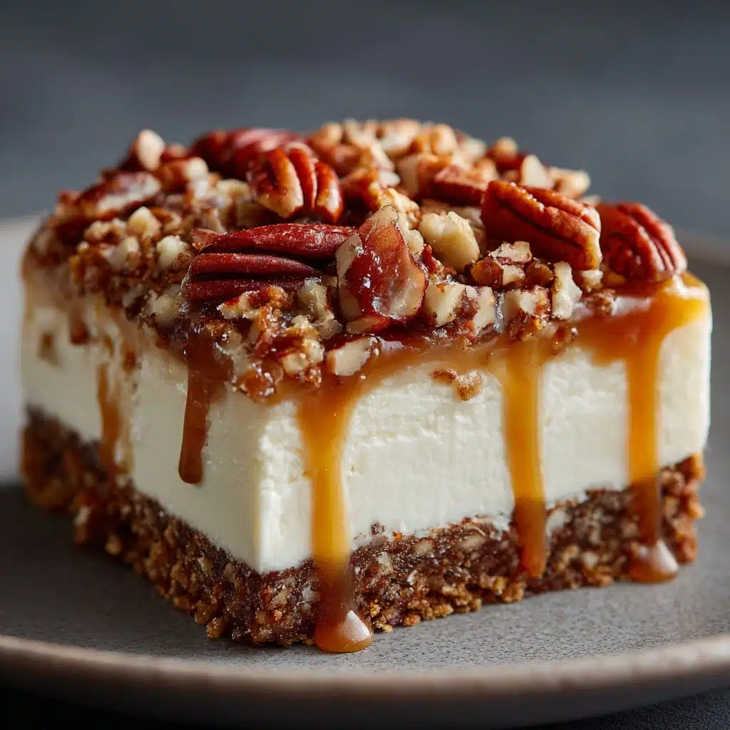 No-Bake Keto Pecan Pie Cheesecake Recipe - Recipe Image