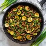 Ground Turkey Zucchini Skillet Recipe