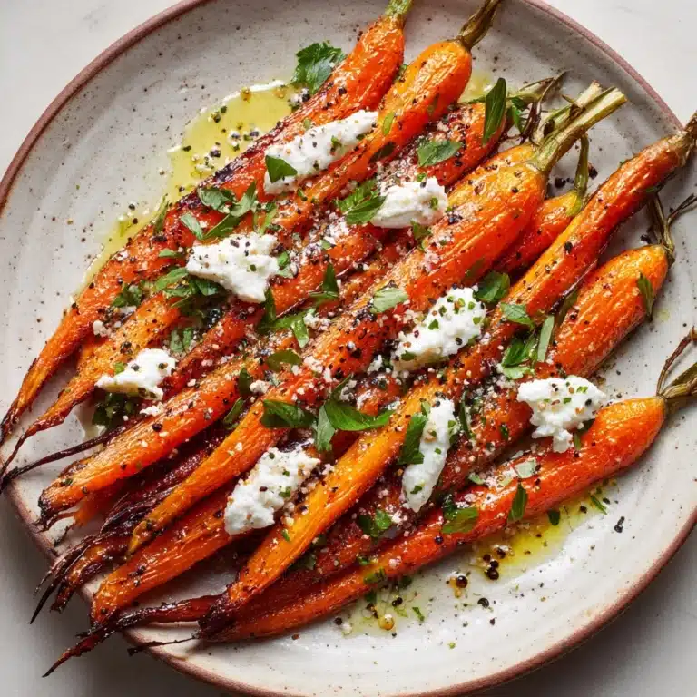 Roasted Carrots with Whipped Ricotta Recipe