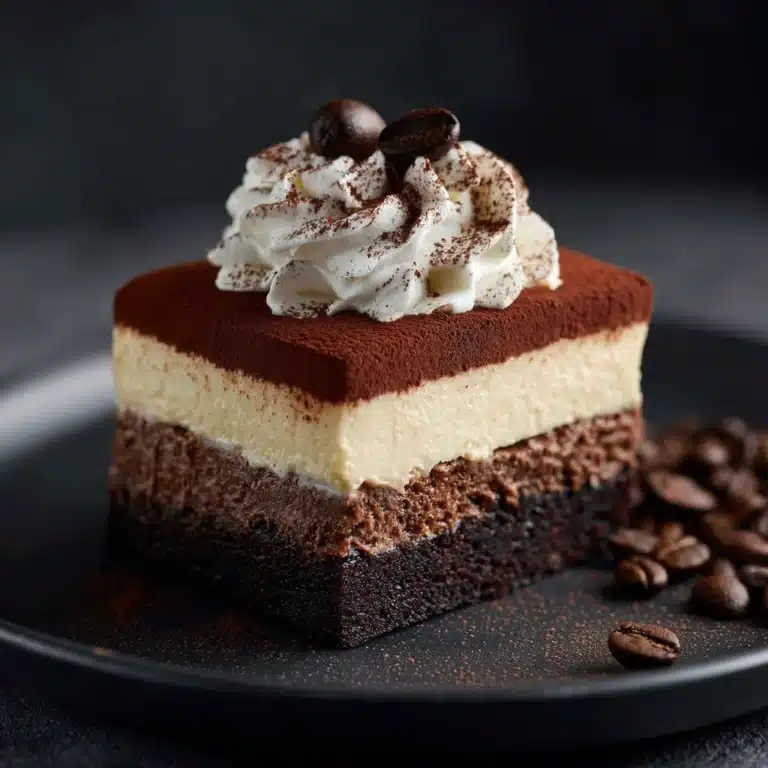 Coffee Brownie Cheesecake Recipe