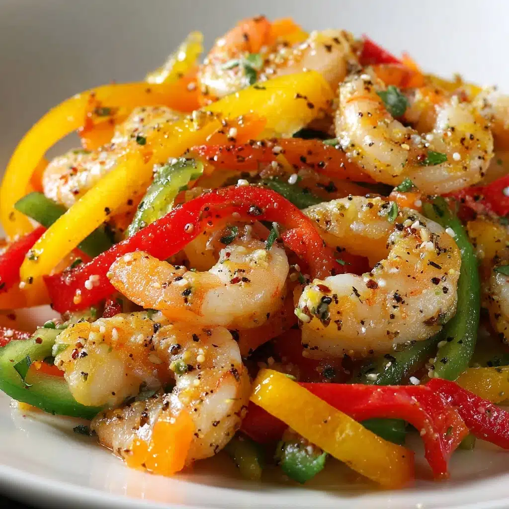 A Flavorful Family Favorite: Shrimp and Pepper Stir-Fry Recipe