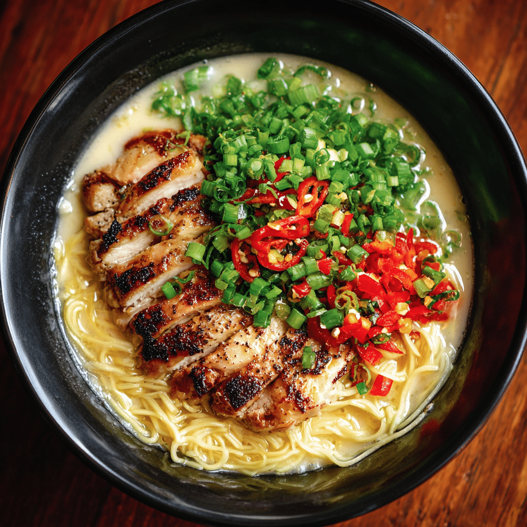 Fiery Chicken Ramen Recipe