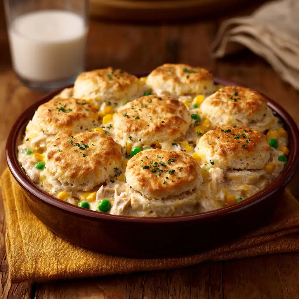 Chicken Cobbler with Red Lobster Biscuit Mix Recipe - Recipe Image