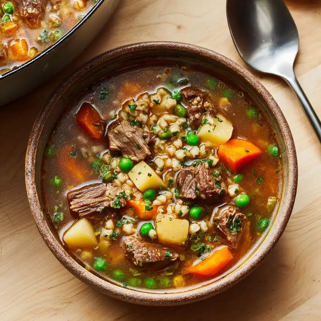 Old Fashioned Beef Barley Stew Recipe - Recipe Image