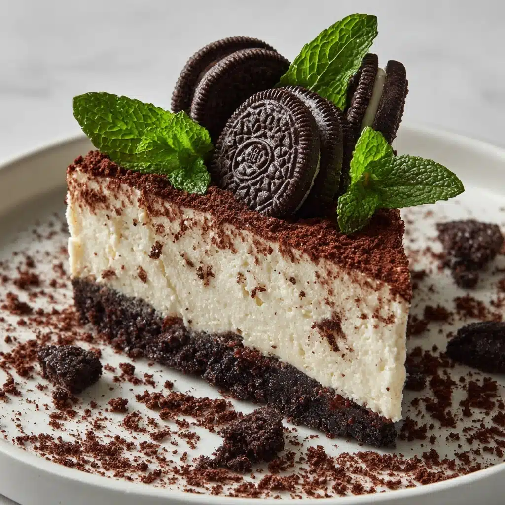 No-Bake Cookies and Cream Cheesecake Recipe - Recipe Image