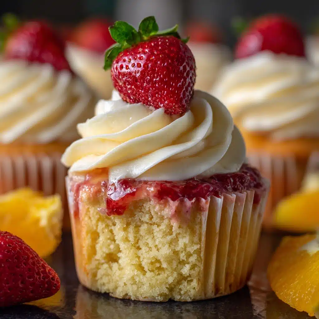 Strawberry Mango Margarita Cupcakes Recipe - Recipe Image