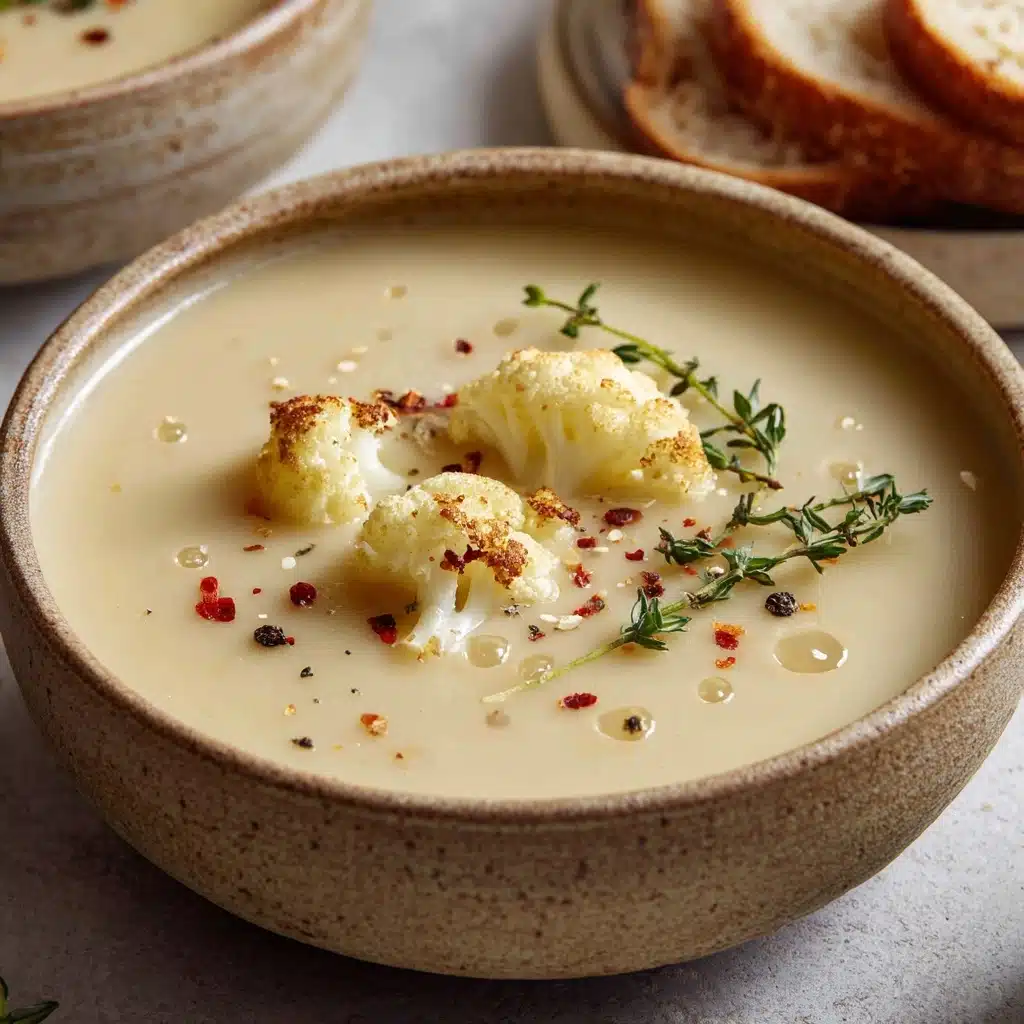 Delicious Vegan Cauliflower Soup Recipe - Recipe Image