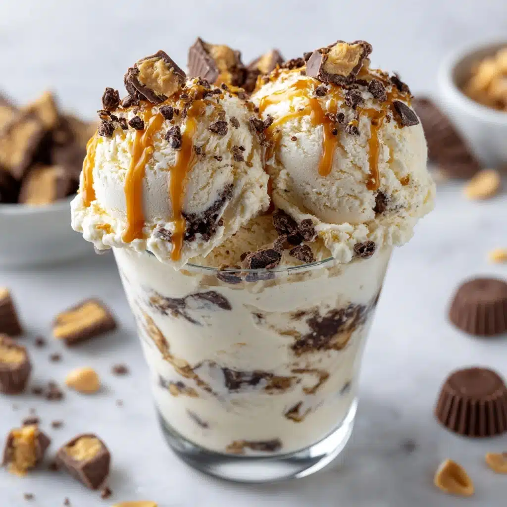 Peanut Butter Cup Frozen Yogurt Recipe - Recipe Image