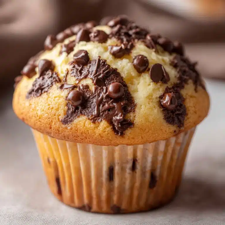 Bakery-Style Chocolate Chip Muffins Recipe