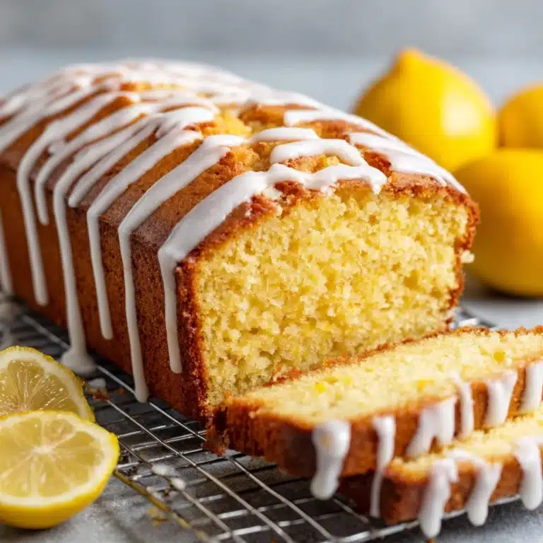 Healthy Greek Yogurt Lemon Loaf Cake Recipe