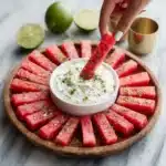 Watermelon Fries with Coconut Lime Dip Recipe