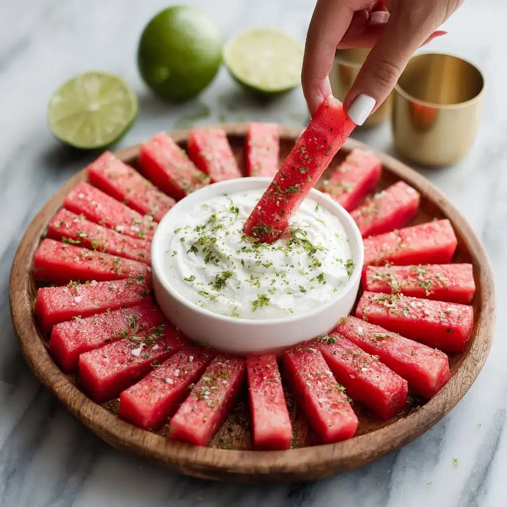 Watermelon Fries with Coconut Lime Dip Recipe - Recipe Image