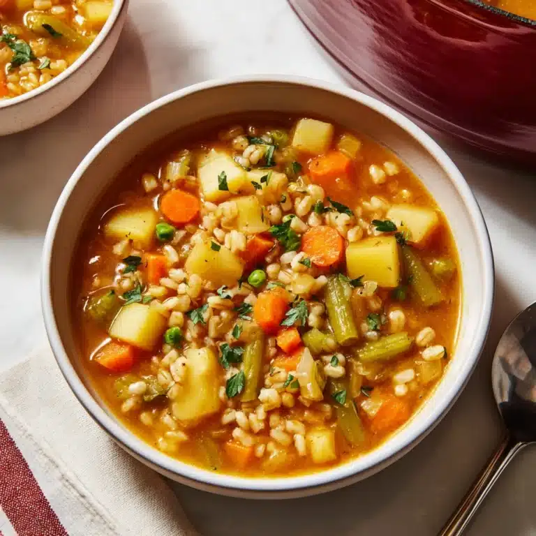 Vegetable Barley Soup Recipe