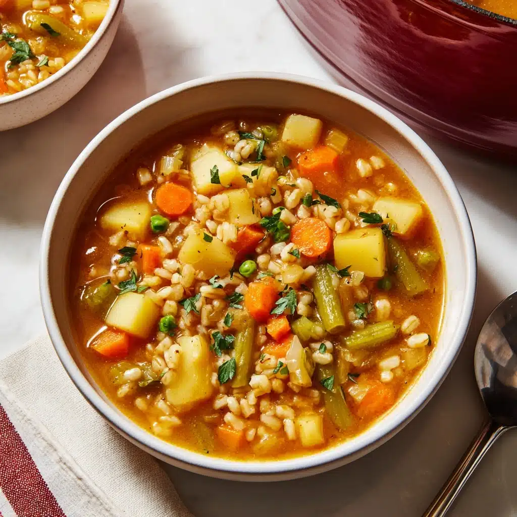 Vegetable Barley Soup Recipe