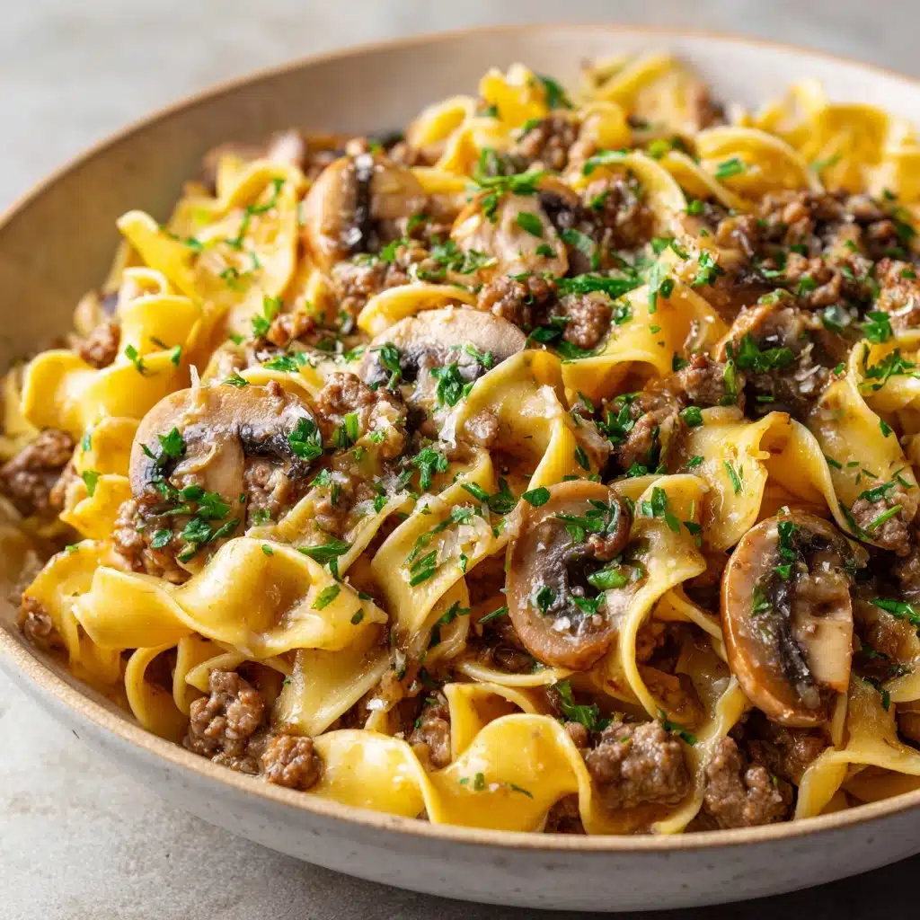 One-Pot Ground Beef Stroganoff Recipe