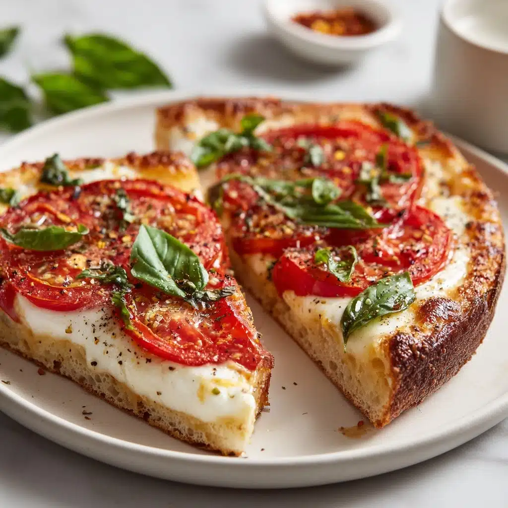 Grilled Caprese Pizza Recipe - Recipe Image