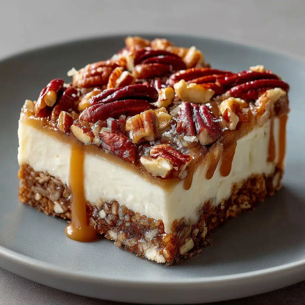No-Bake Keto Pecan Pie Cheesecake Recipe - Recipe Image