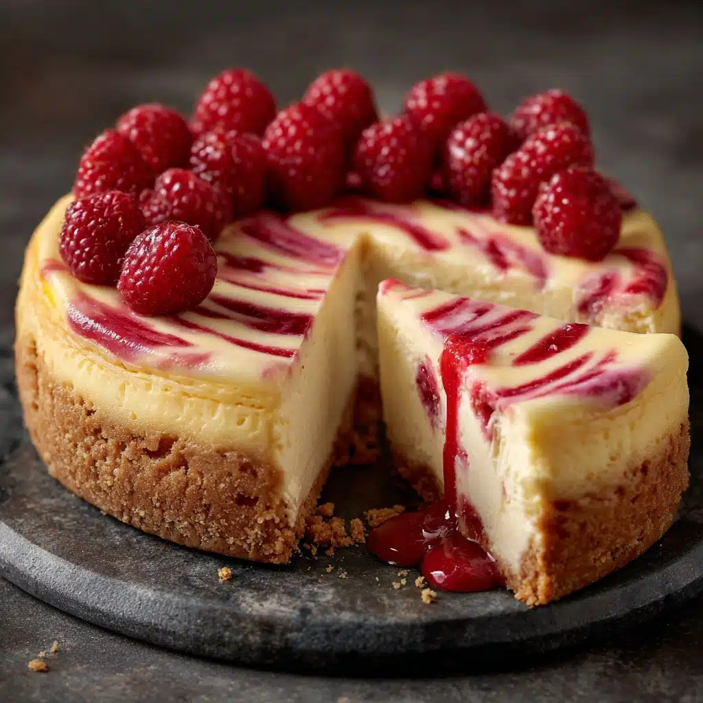 Lemon Raspberry Cheesecake Recipe - Recipe Image