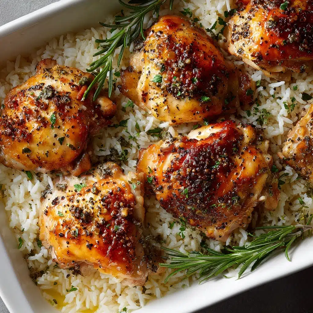 Oven-Baked Chicken and Rice Recipe - Recipe Image