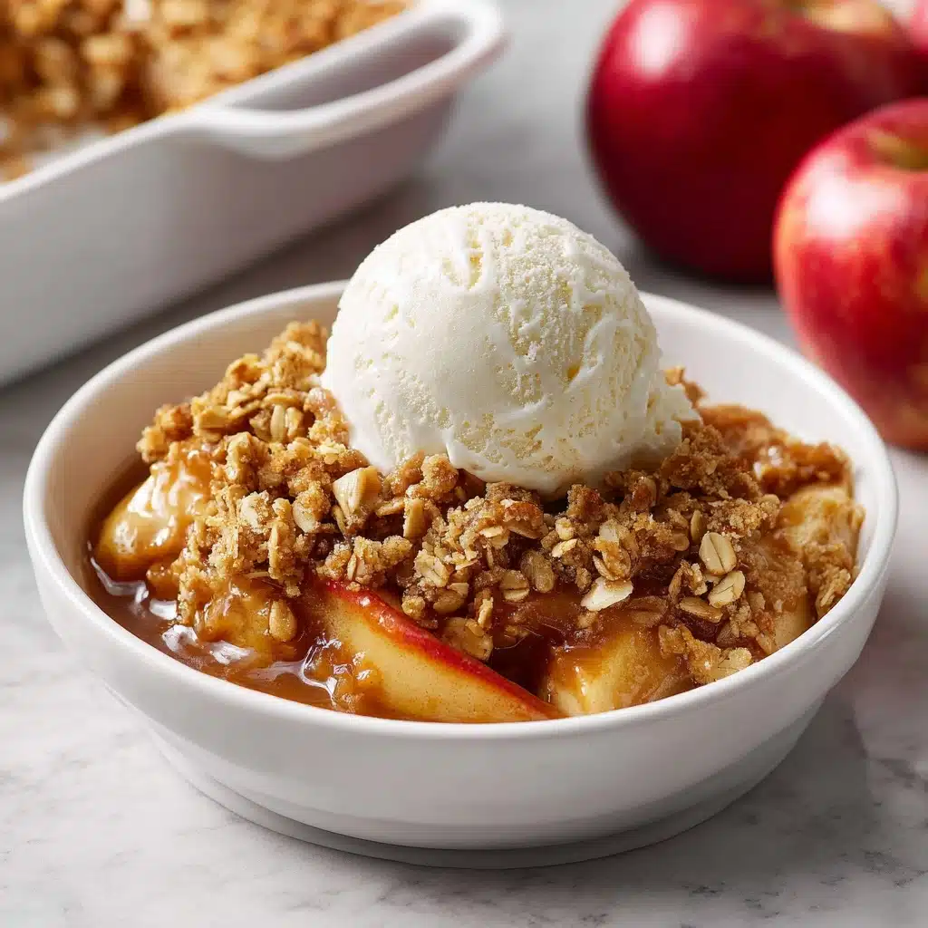 Apple Peanut Butter Crisp {Whole Wheat} Recipe - Recipe Image