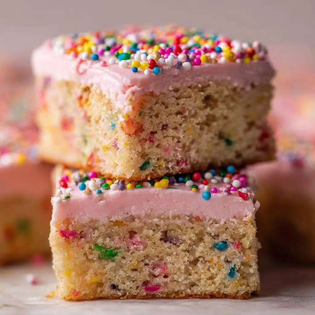 Easy Frosted Sugar Cookie Bars Recipe - Recipe Image