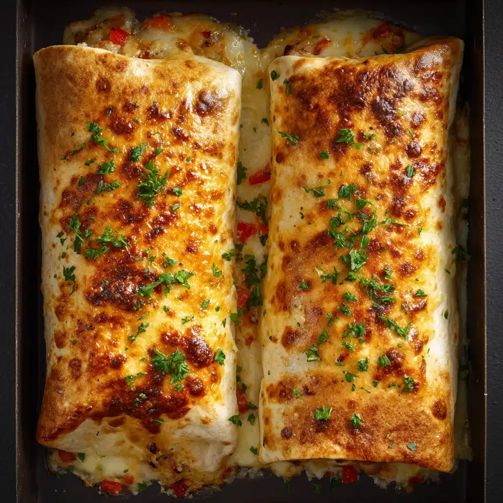 Baked Chicken Chimichangas Recipe - Recipe Image