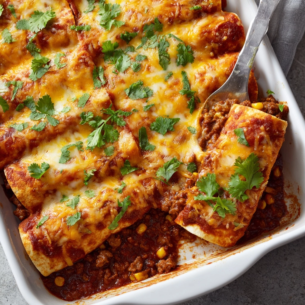 Shredded Beef Enchiladas Recipe - Recipe Image