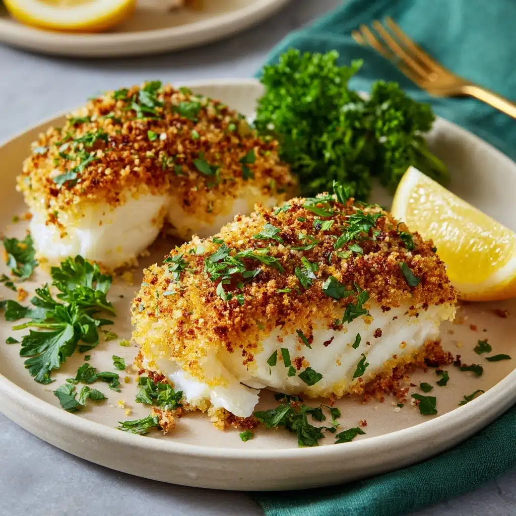 Panko Parmesan Baked Cod Recipe - Recipe Image