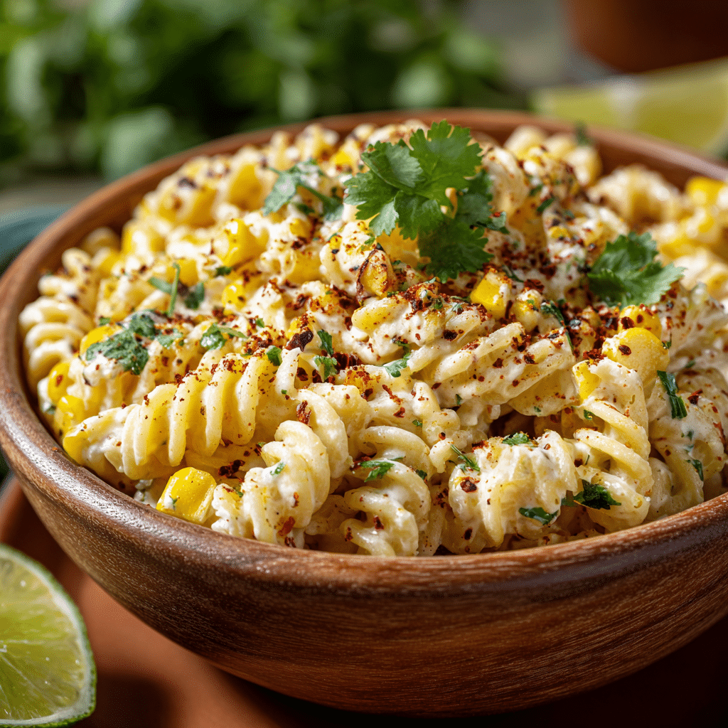 Mexican Street Corn Pasta Salad Recipe - Recipe Image