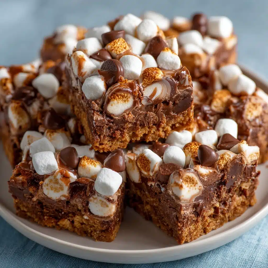 No-Bake Rocky Road Squares Recipe - Recipe Image