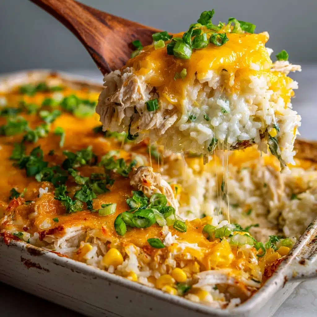 Green Chile Chicken and Rice Casserole Recipe - Recipe Image