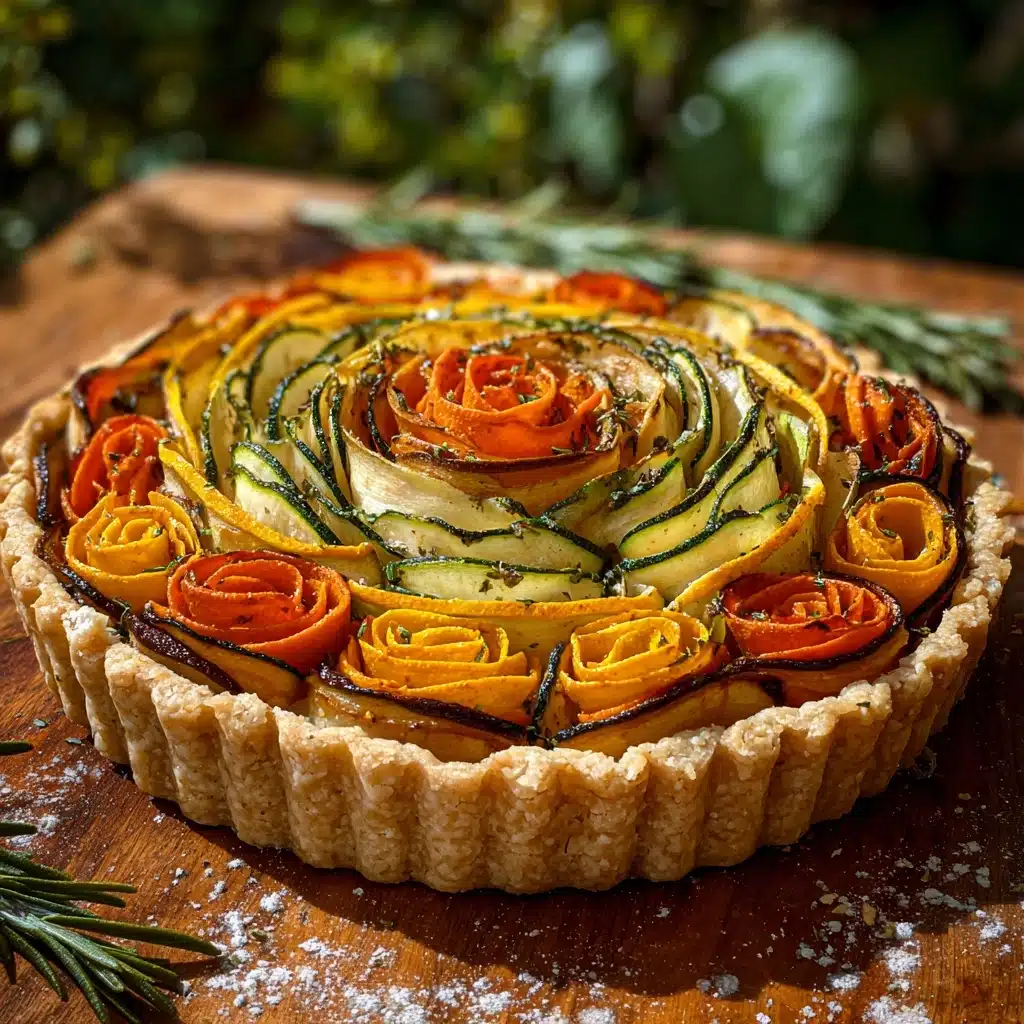Vegetable Tart in Buttery Puff Pastry Recipe - Recipe Image